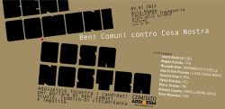 “Beni comuni contro Cosa nostra”