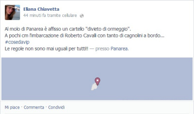Roberto Cavalli a Panarea