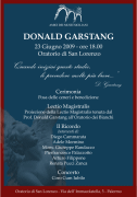 Commemorazione di  Donald Garstang