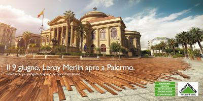 Campagna di Leroy Merlin a Palermo