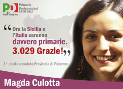 Parlamentarie del Pd, vince la Culotta a Palermo