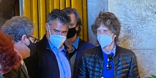 Mick Jagger turista a Palermo e a Monreale