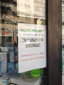 Negozio di Palermo vende il “Salvalavita pischelli” di Fiorello