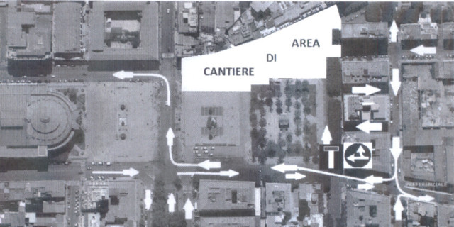 Chiude piazza Castelnuovo per i lavori dell'anello ferroviario