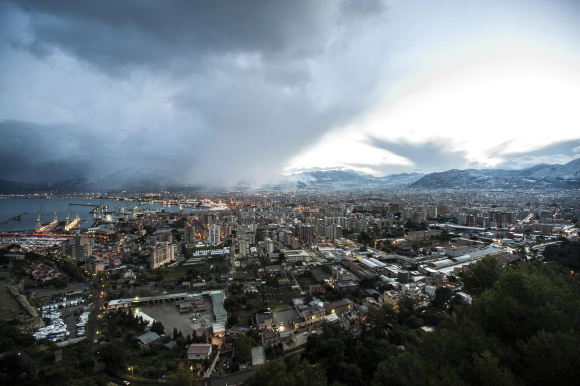 La nevicata del 2014 a Palermo