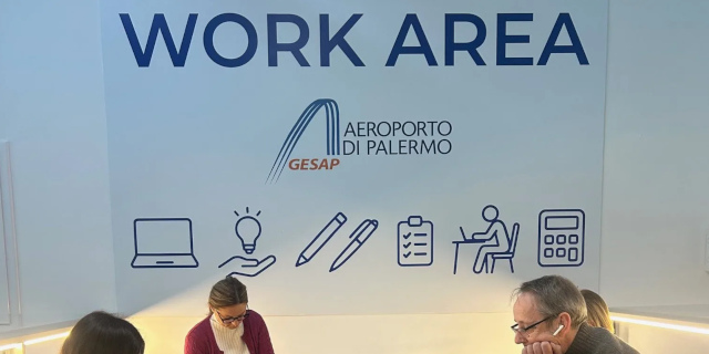 Aperte due work area all'aeroporto di Palermo